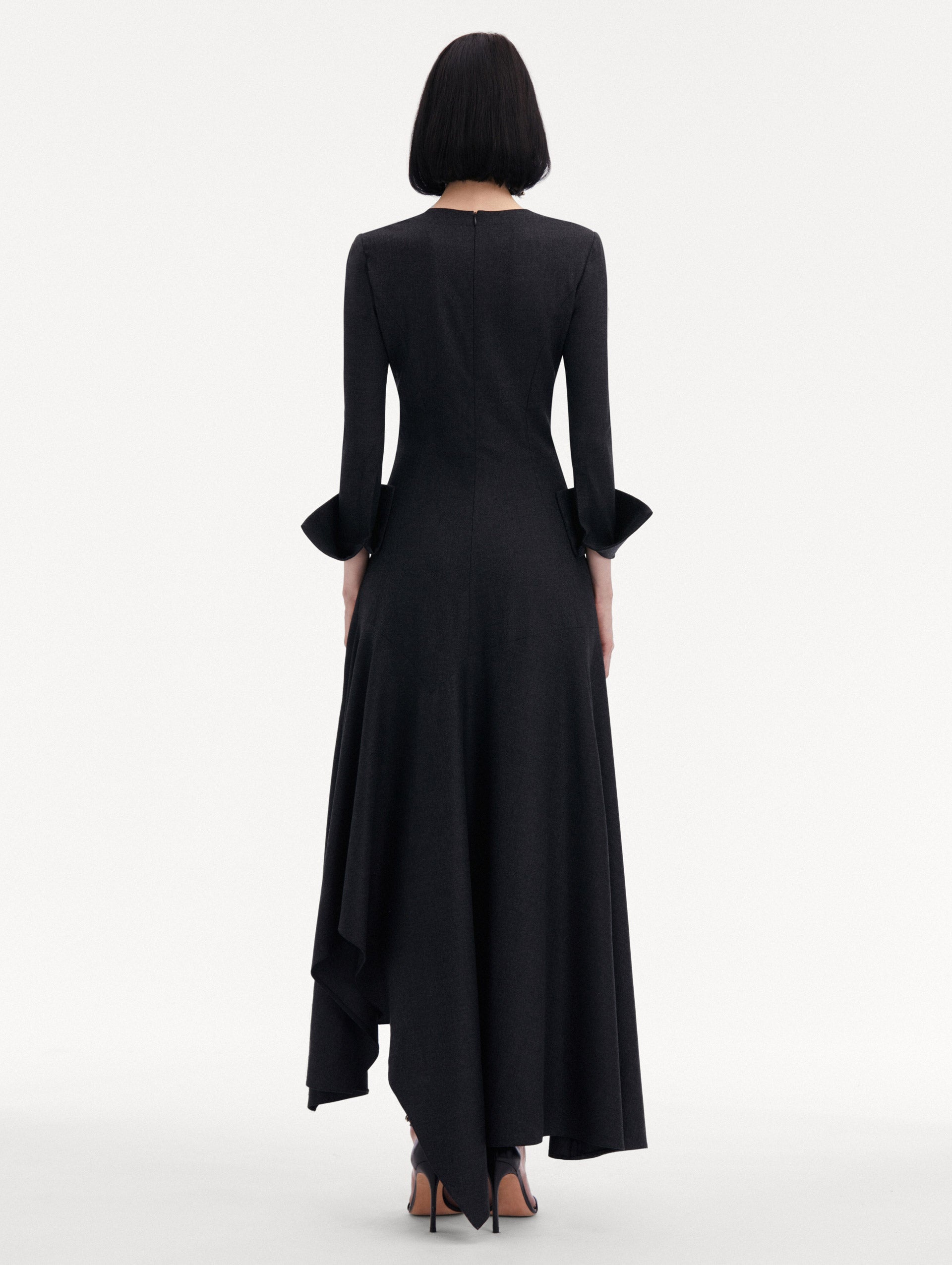 PEONY GUIPURE APPLIQUÉ DRESS - 3