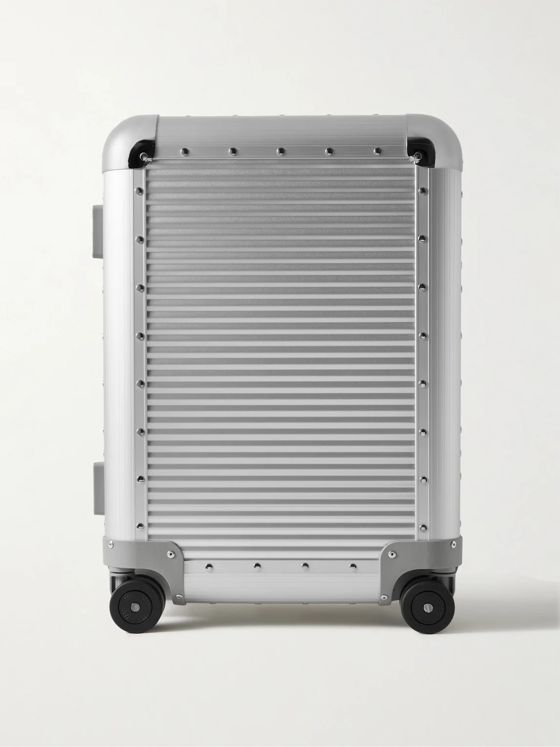 Bank Spinner 55cm Rubber-Trimmed Aluminium Suitcase - 1