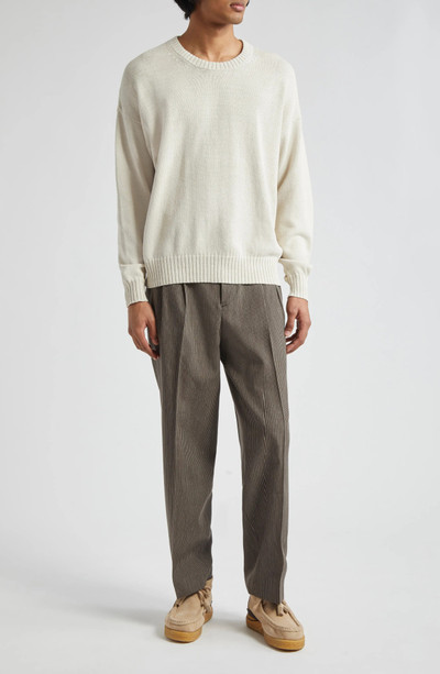 visvim Oversize Cotton & Linen Sweater outlook