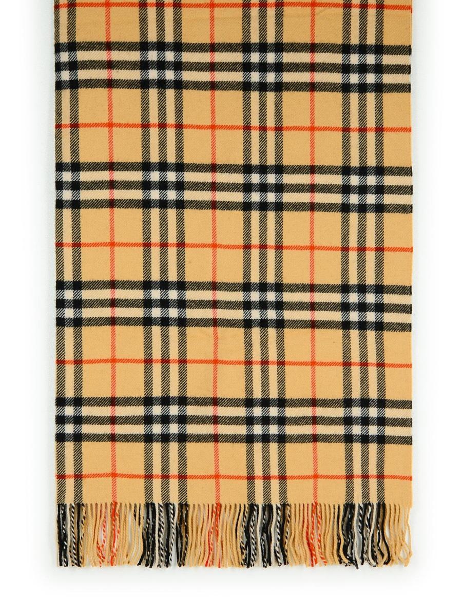 Burberry 'Check' Beige Cashmere Blend Blanket - 2