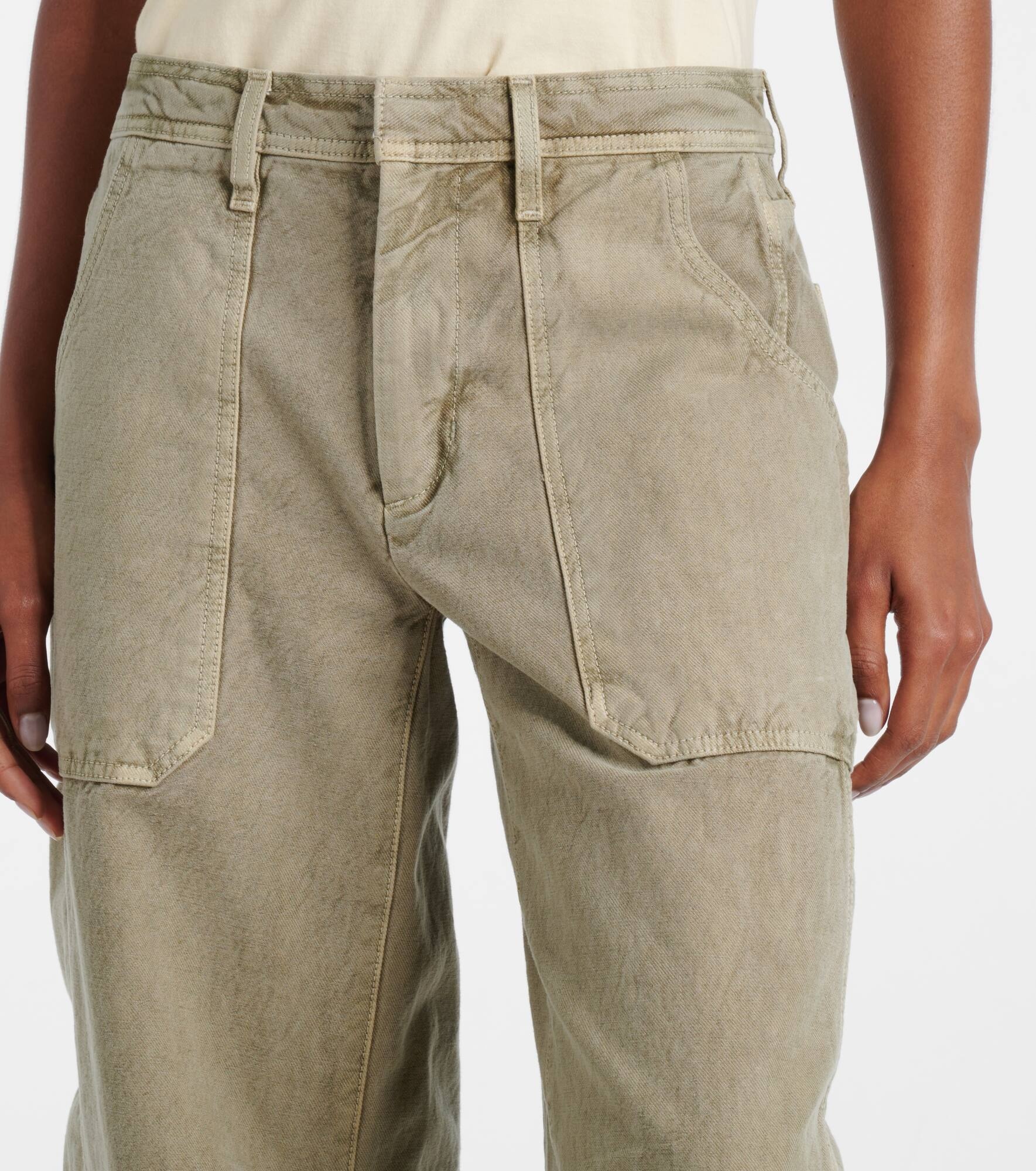 Rookie cotton barrel-leg cargo pants - 4