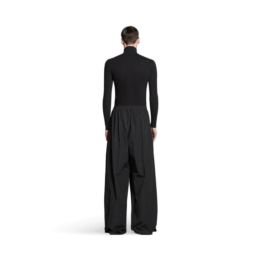 Double Front Tracksuit Pants in Black - 4