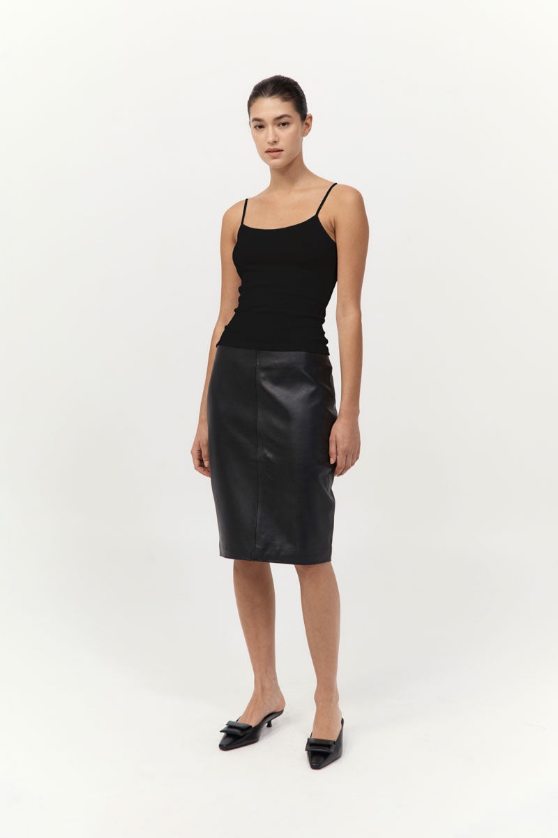 Baby Wool Cami - Black - 3