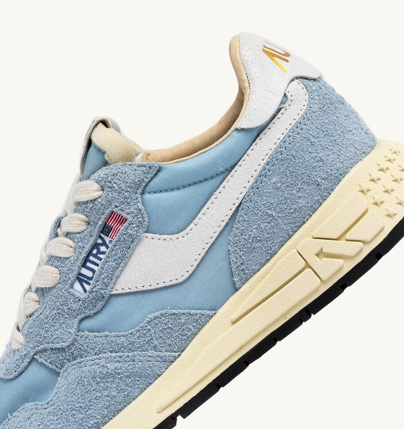 REELWIND LOW SNEAKERS IN CELESTIAL BLUE NYLON AND SUEDE - 6