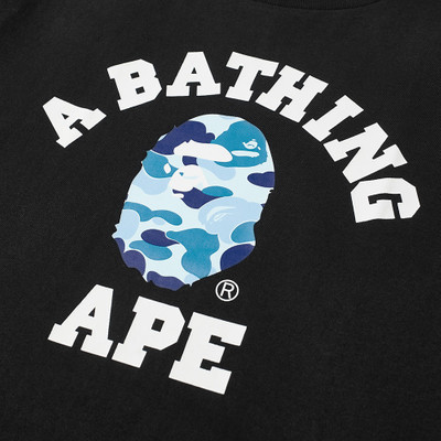 A BATHING APE® A Bathing Ape ABC Camo College Tee outlook