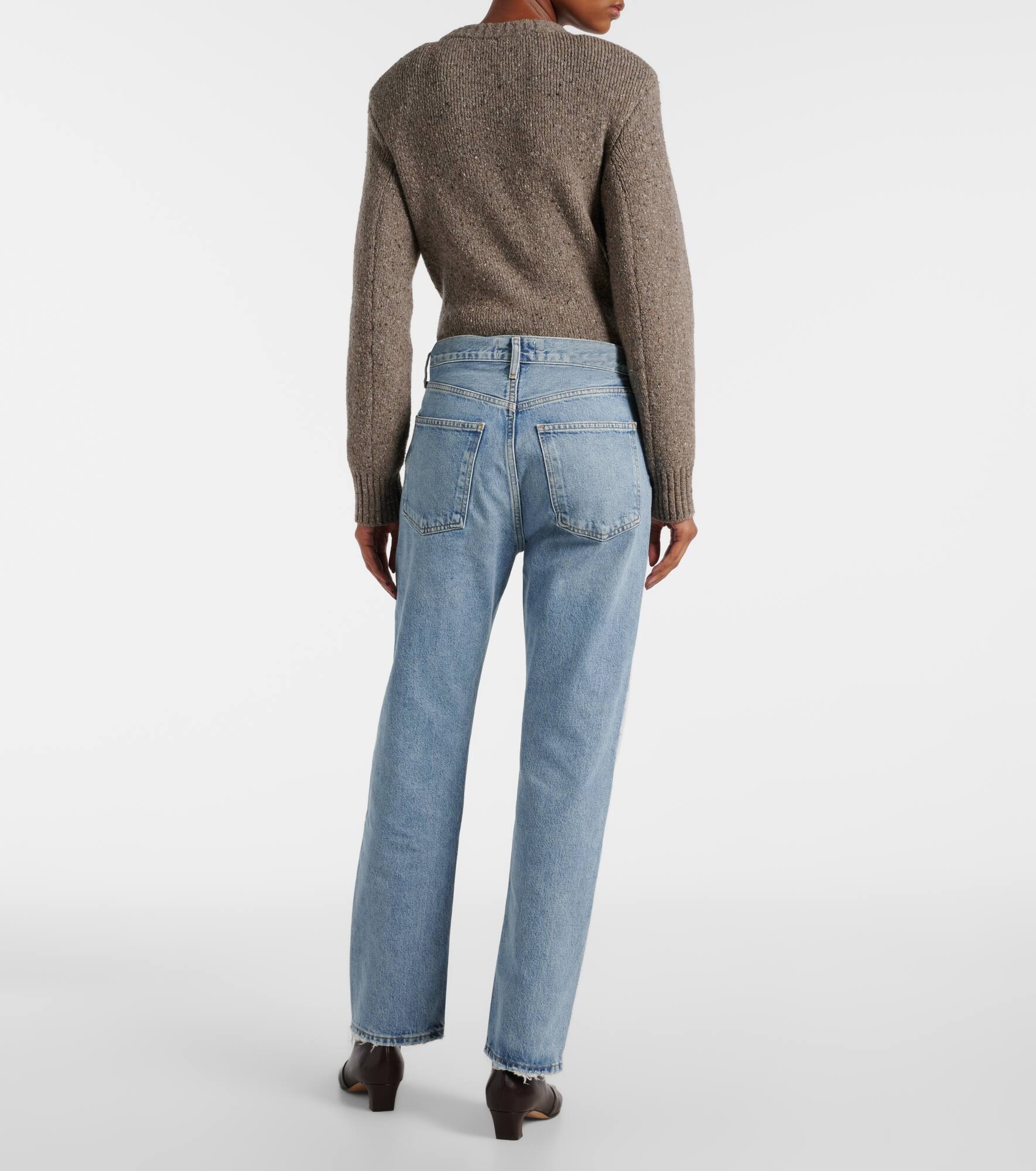 90's Pinch Waist high-rise straight jeans - 3