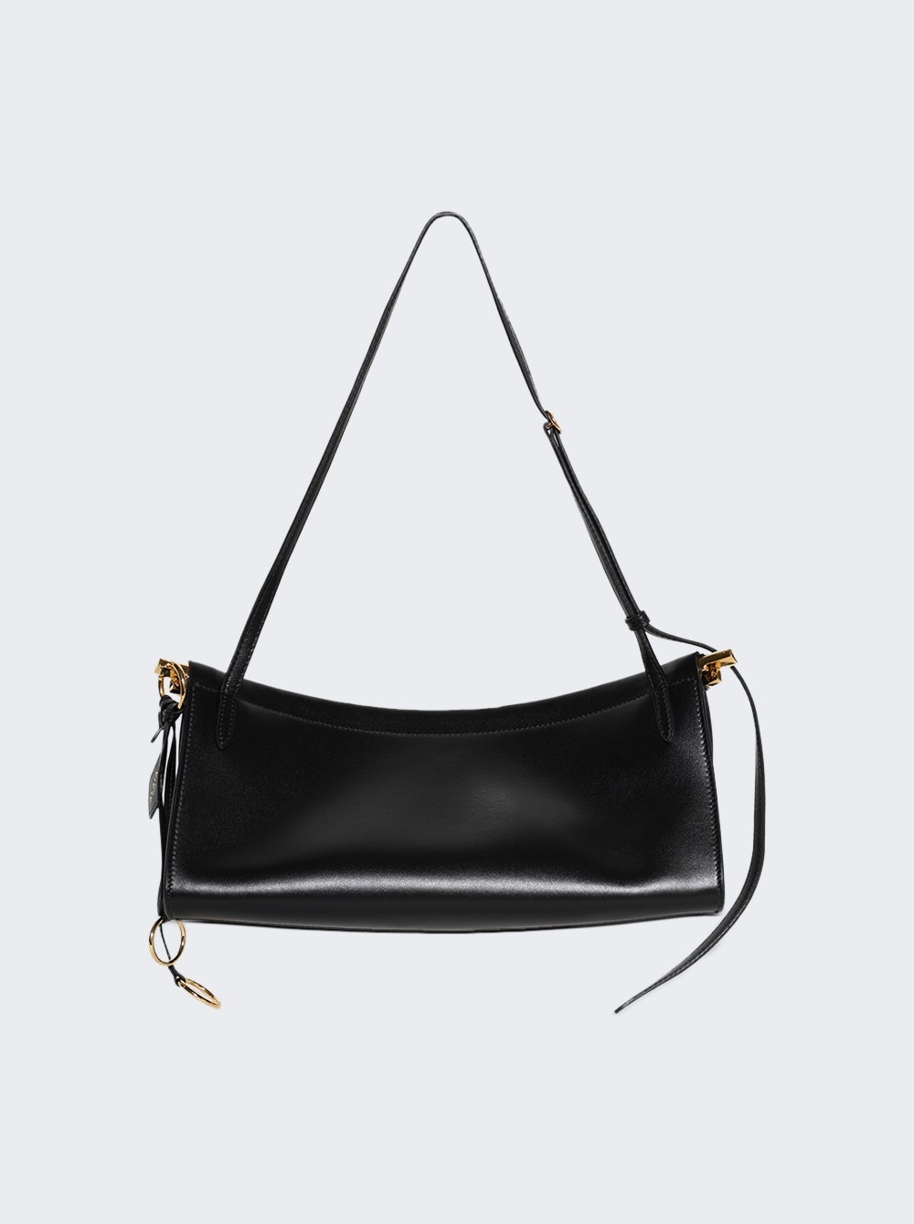 Le Click East West Medium Bag In Leather Black - 5