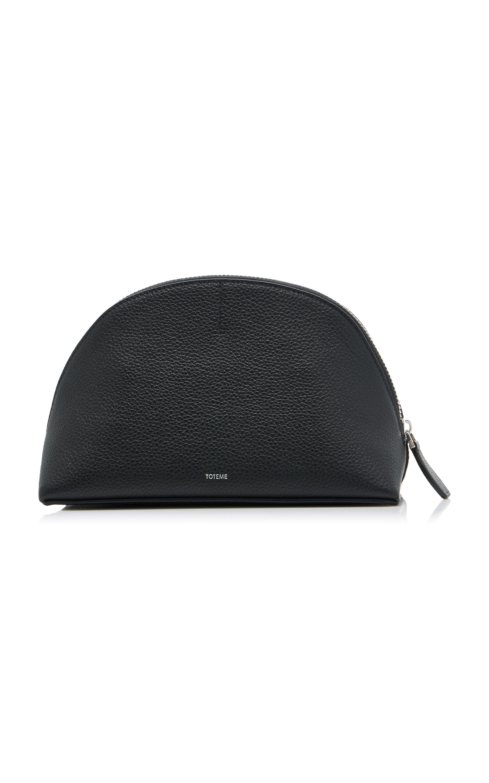 Small Grained Leather Pouch black - 4