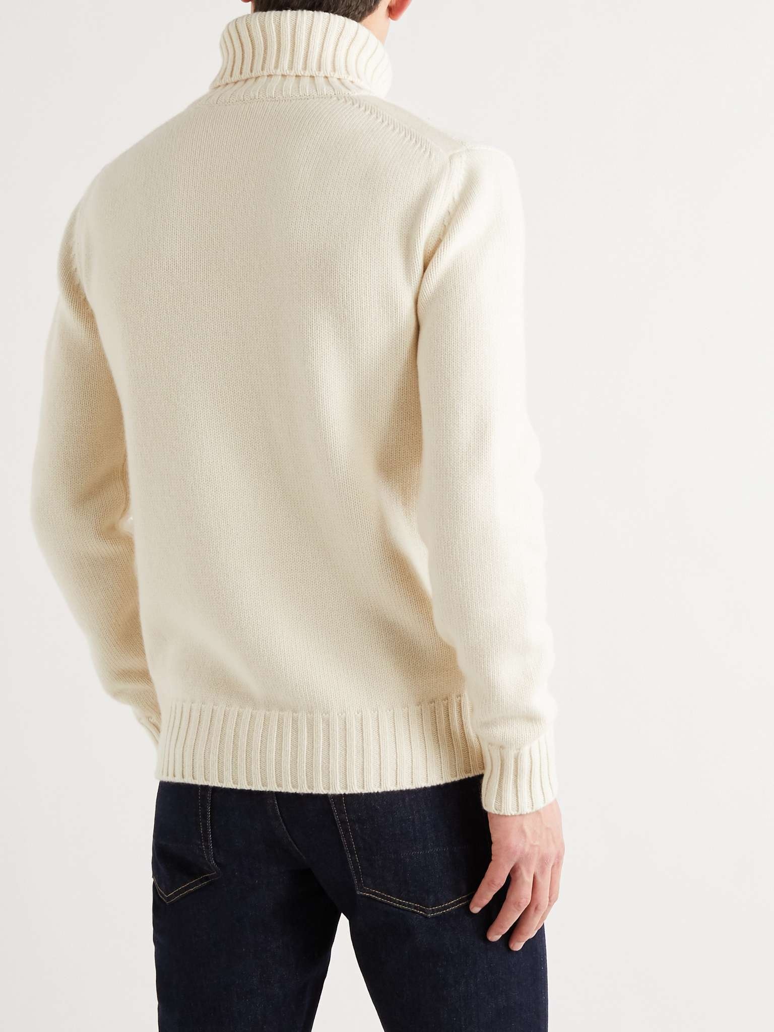 Grafton Baby Cashmere Rollneck Sweater - 4