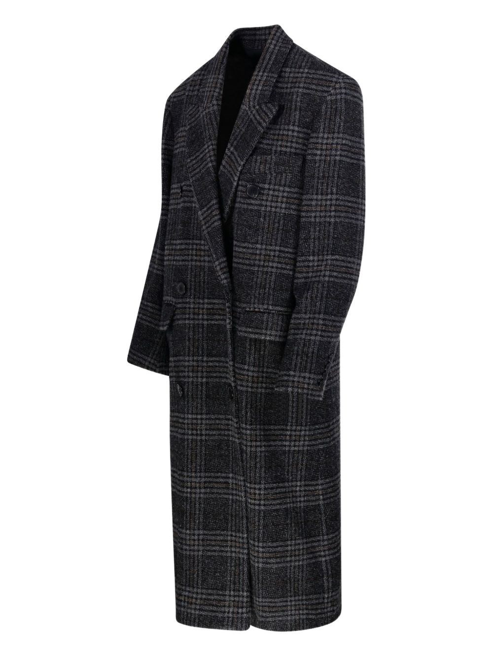 Checked coat - 2