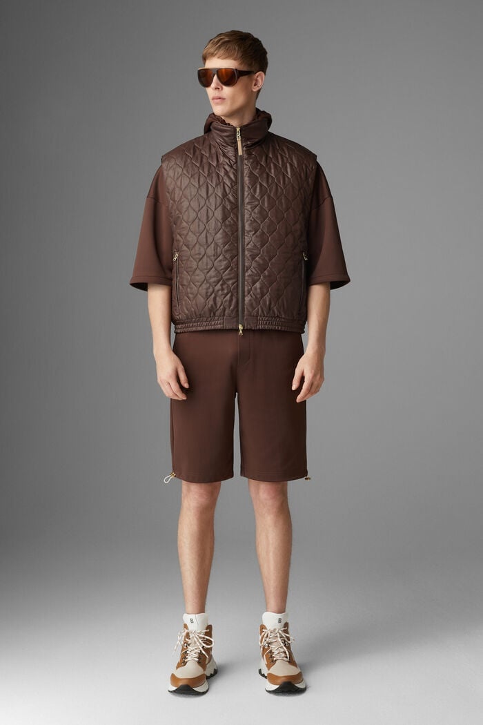 Pride Quilted waistcoat in Chocolate - 4