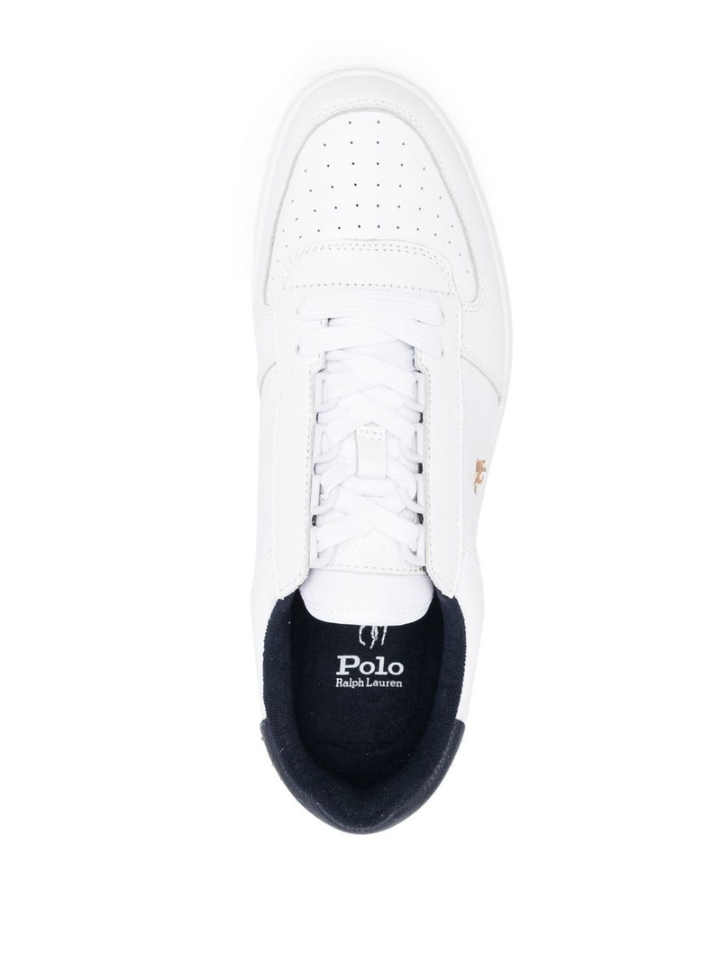 Court logo-embroidered sneakers 4