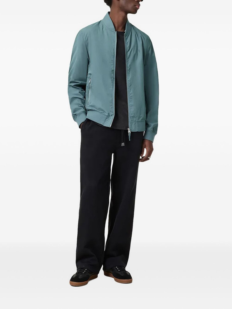 ALLSAINTS logo-embroidered bomber jacket outlook