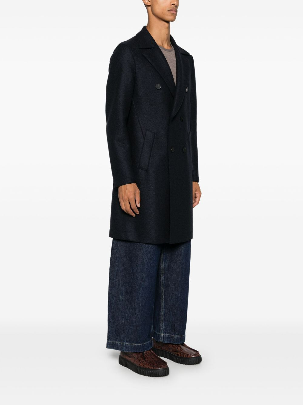 boiled-wool coat - 3