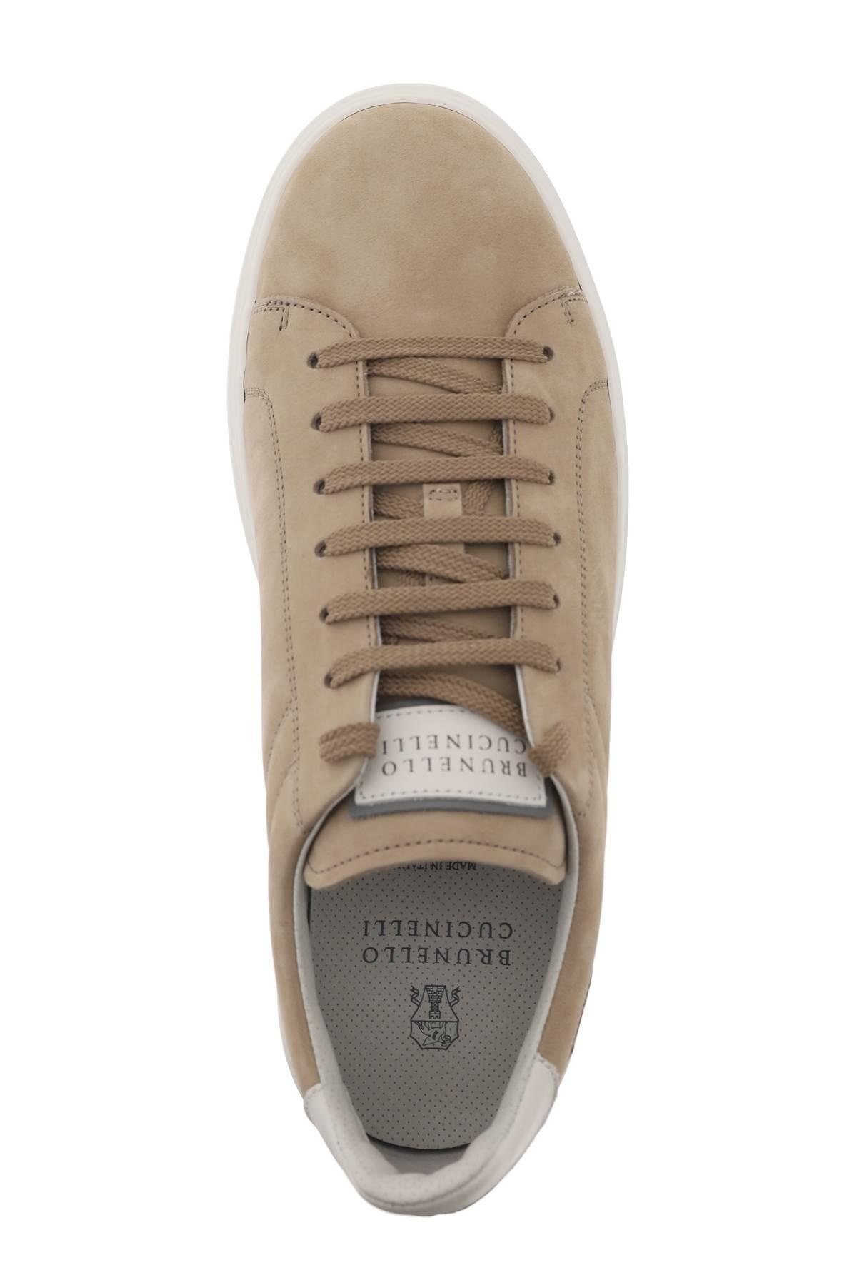 BRUNELLO CUCINELLI - NUBUCK SNEAKERS - 3