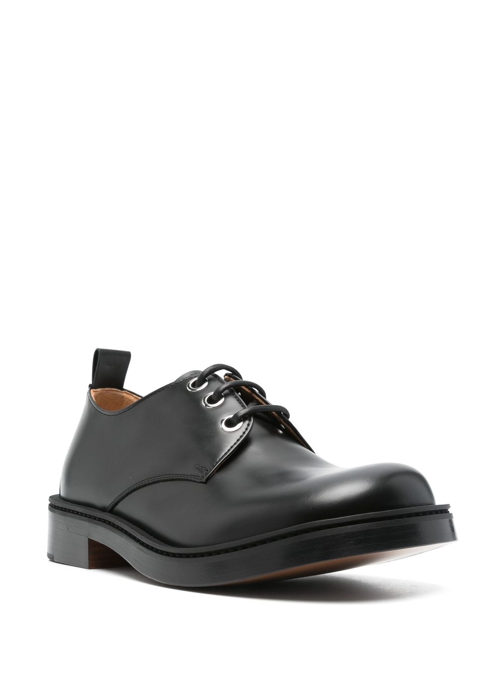 skull-embossed Derby shoes - 2