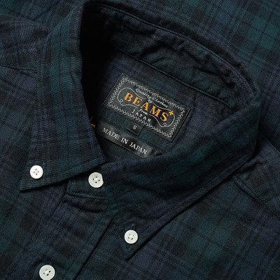 BEAMS PLUS Beams Plus Short Sleeve Indigo Black Watch Shirt outlook