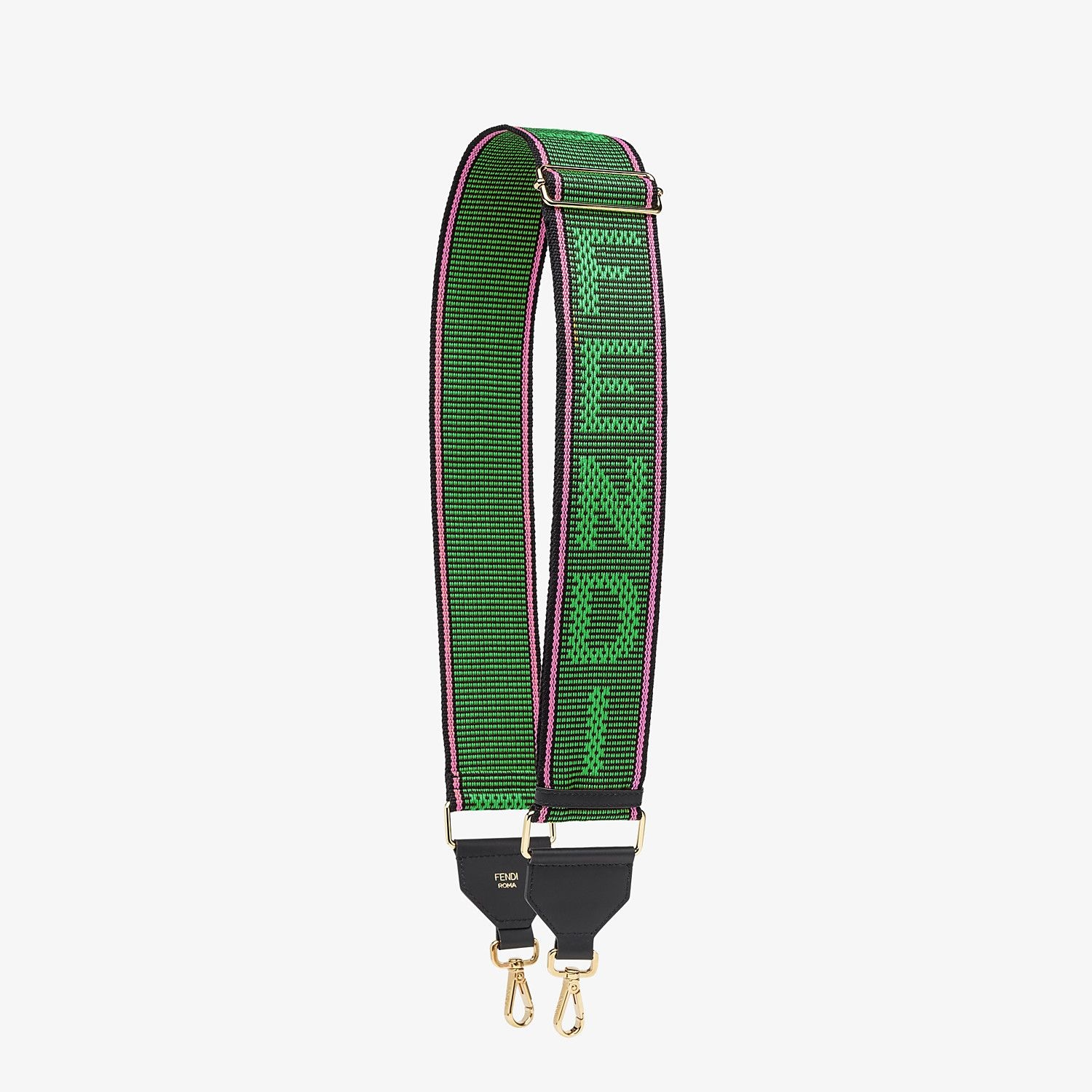 Green ribbon shoulder strap - 1