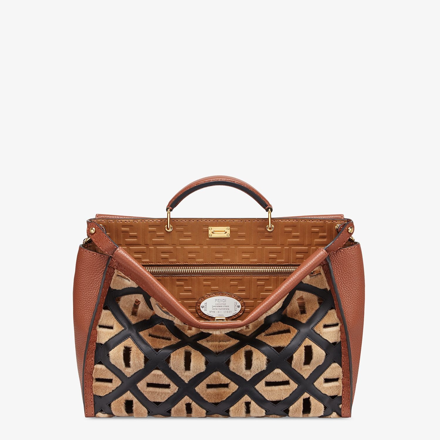  Brown leather bag - 1