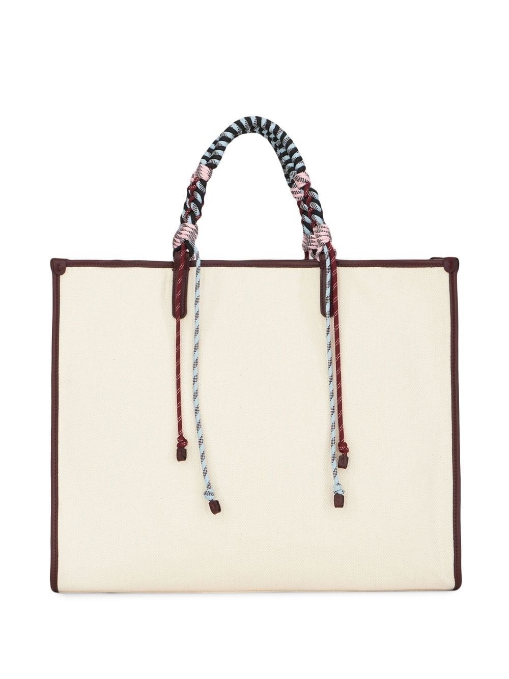 logo-embroidered tote bag - 3