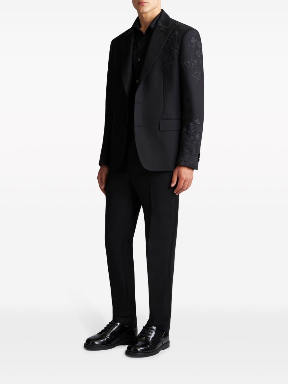 tailored slim-cut trousers - 2