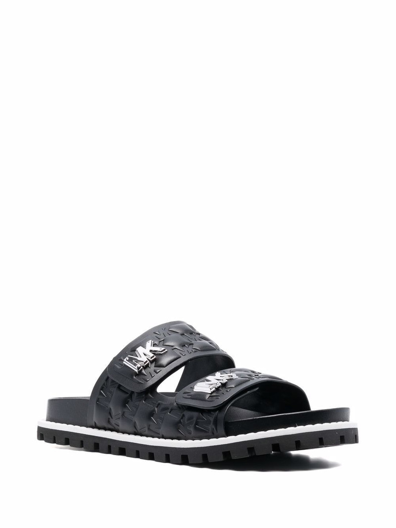 MICHAEL KORS Stark debossed-logo sandals outlook