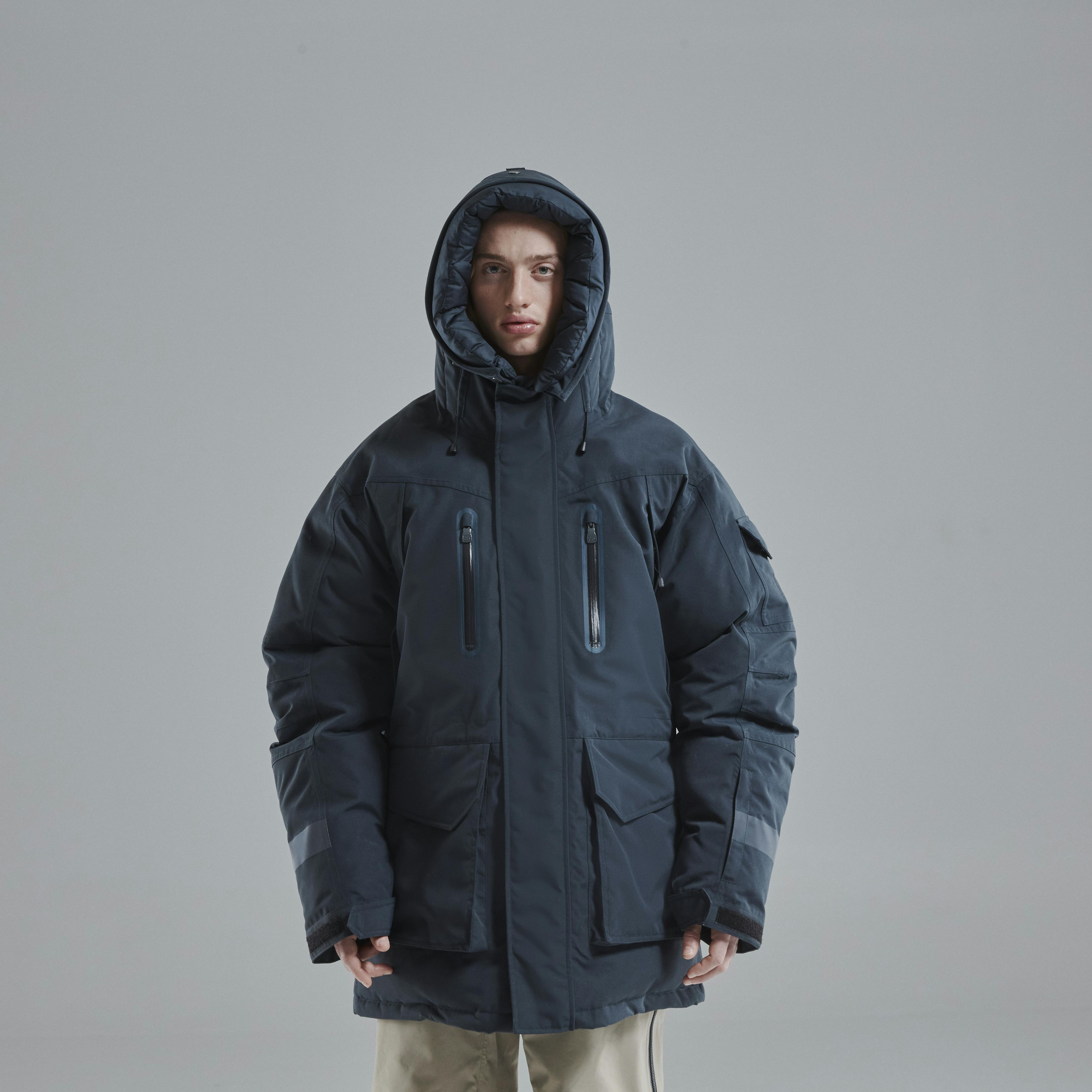 Jökla Arctic professional vegan parka with hood trim - 4