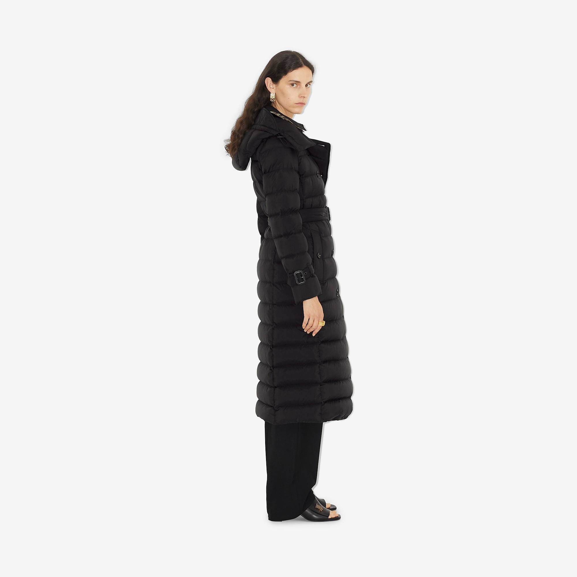 Detachable Hood Puffer Coat - 3