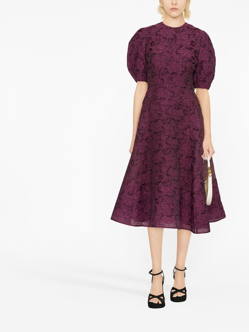 Erdem floral print A-line dress outlook