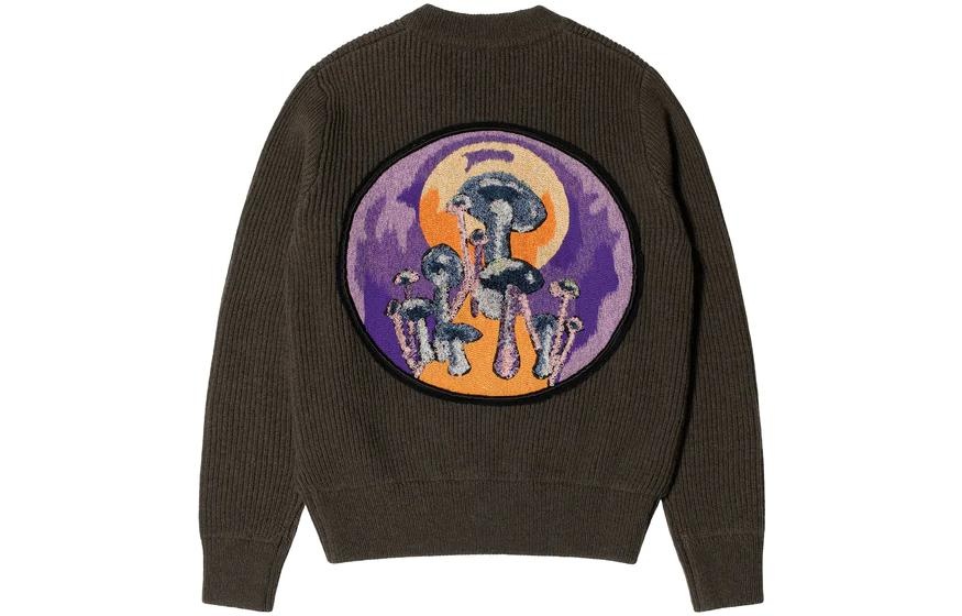 Stussy x Dries Van Noten Patch Knit Sweater 'Sand' 317008 - 2