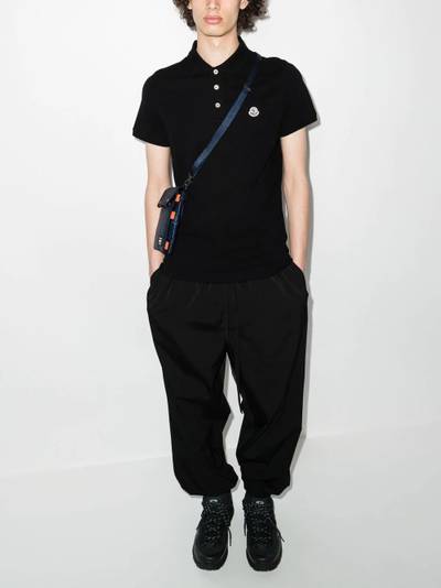 Moncler logo-patch polo shirt outlook