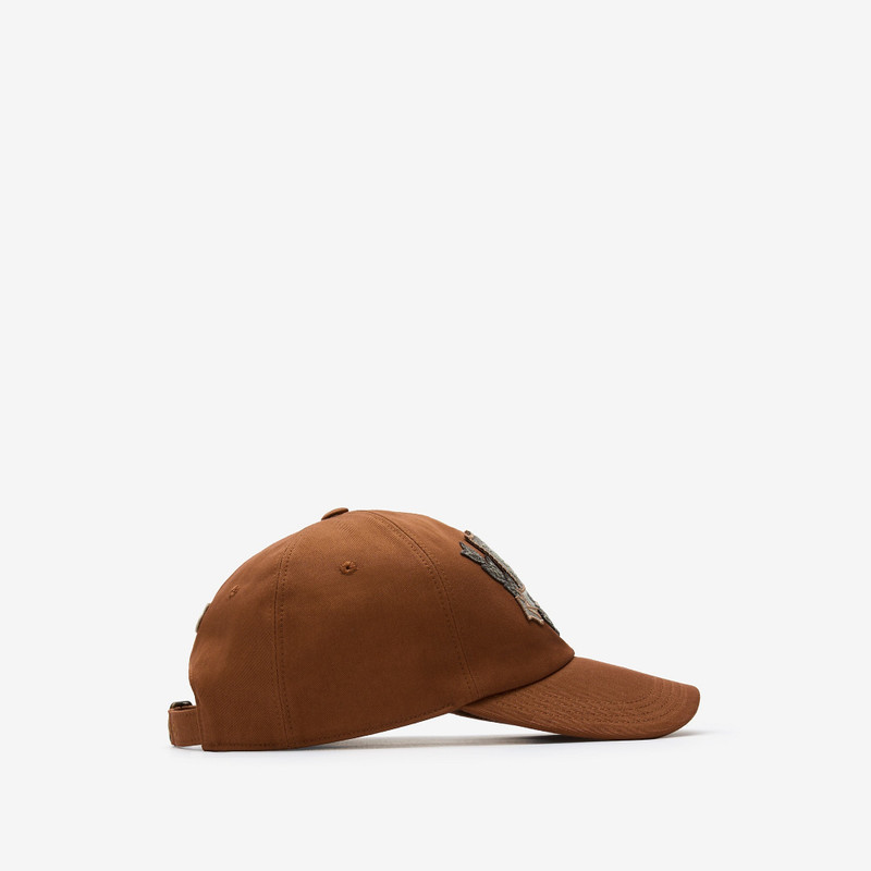 Burberry EKD Crest Gabardine Baseball Cap outlook
