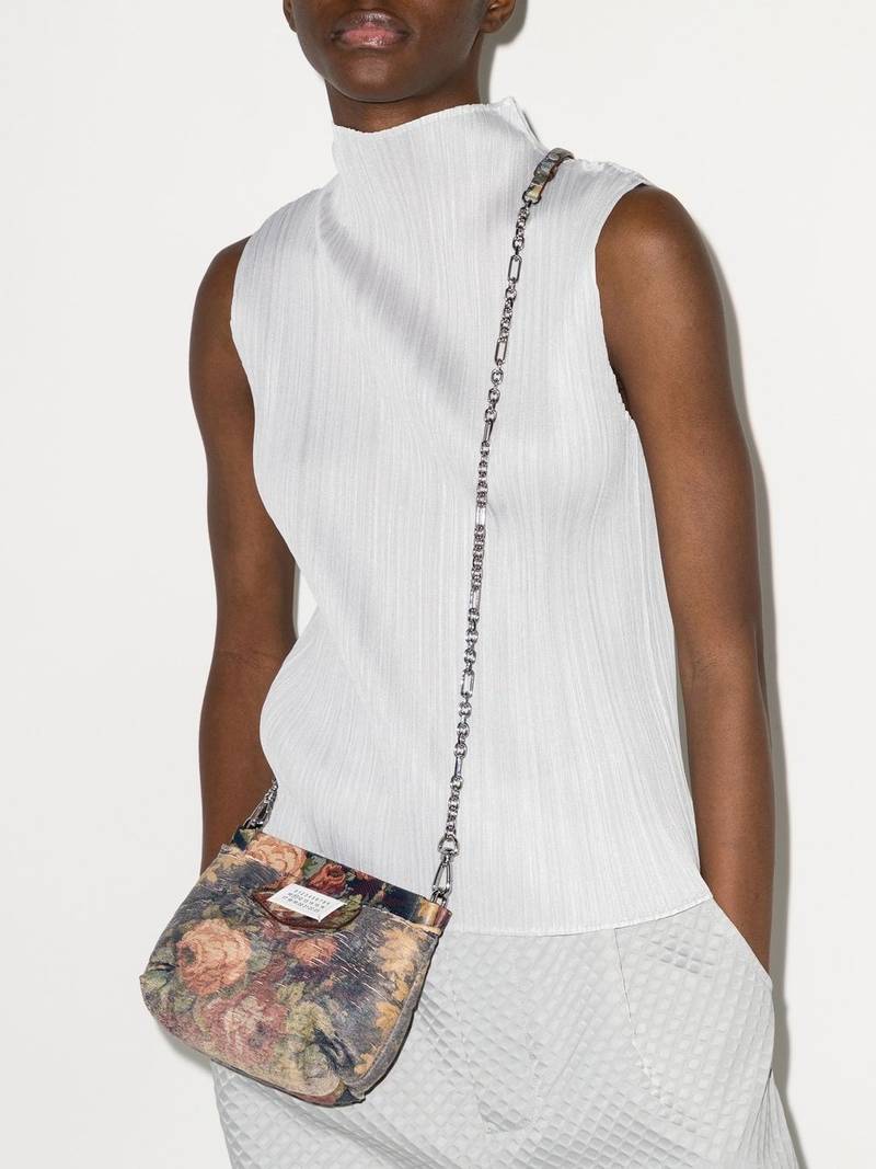 Pleats Please Issey Miyake high neck tank top outlook