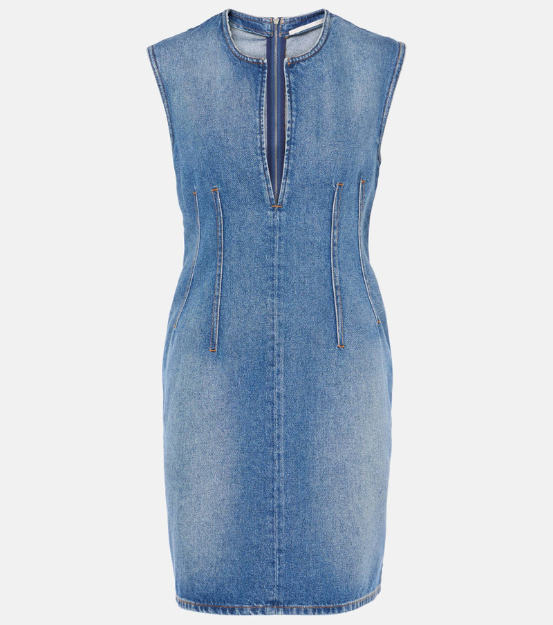 Denim minidress - 1