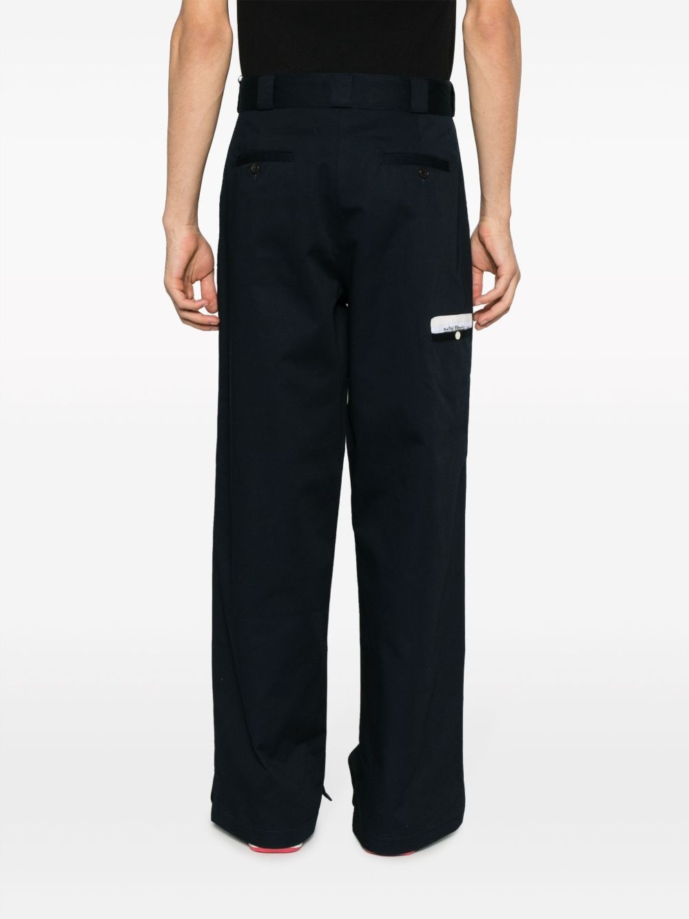SARTORIAL WAISTBAND WORKPANTS NAVY BLUE - 4