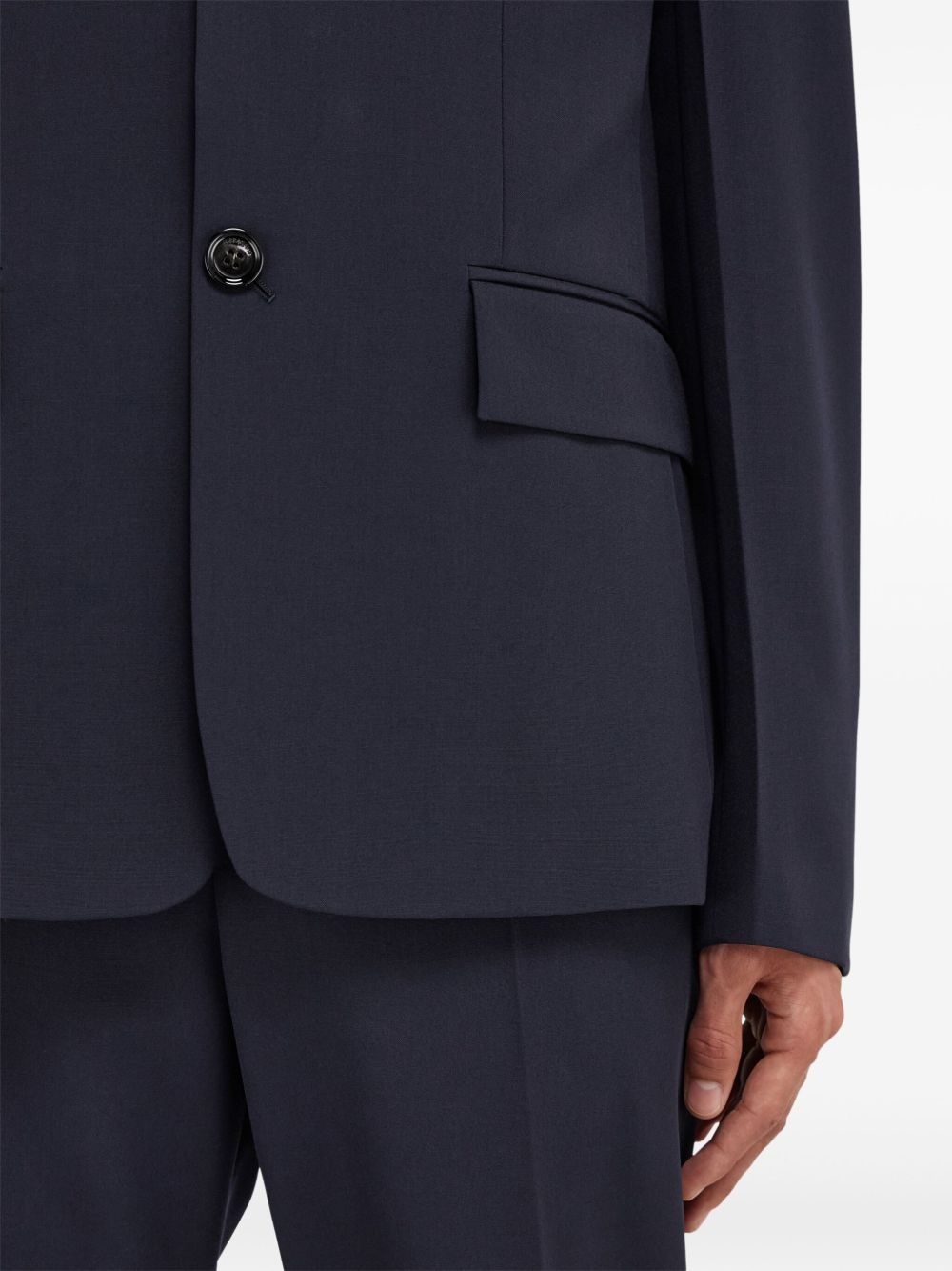 wool blazer - 6