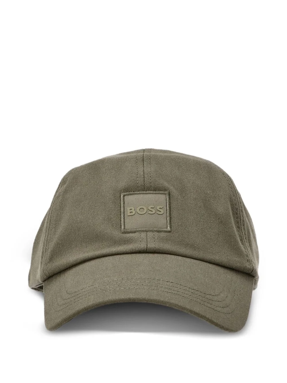 logo-plaque baseball cap - 1