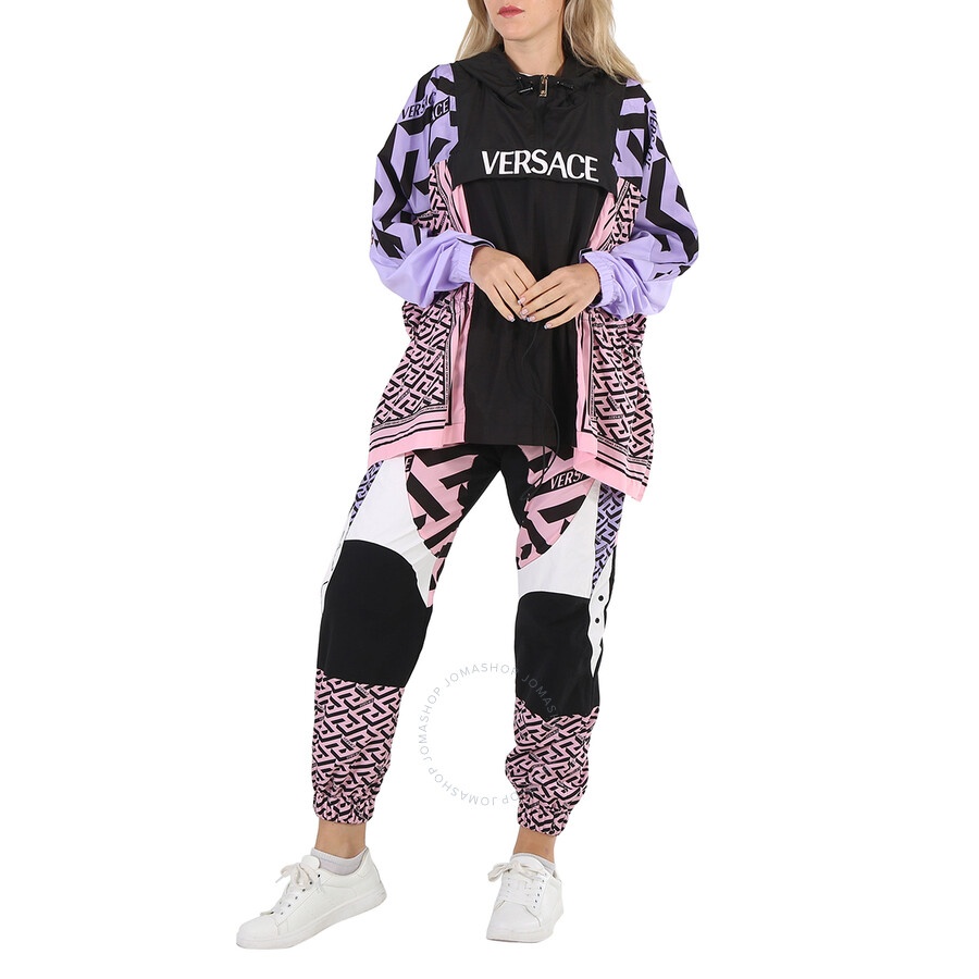 Versace Ladies Greca Combo Hooded Parka - 6