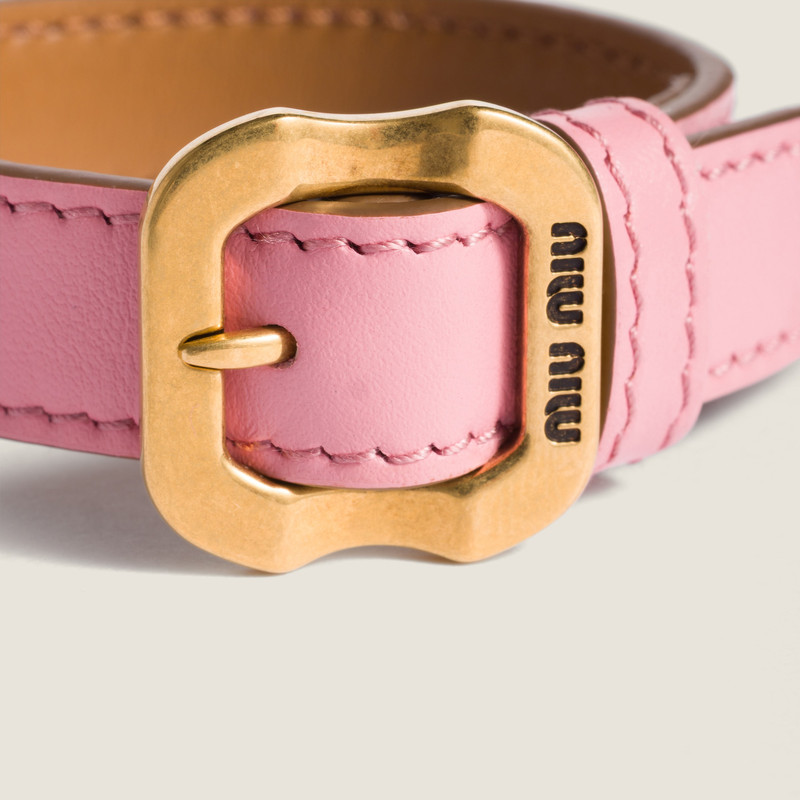 Miu Miu Leather bracelet outlook