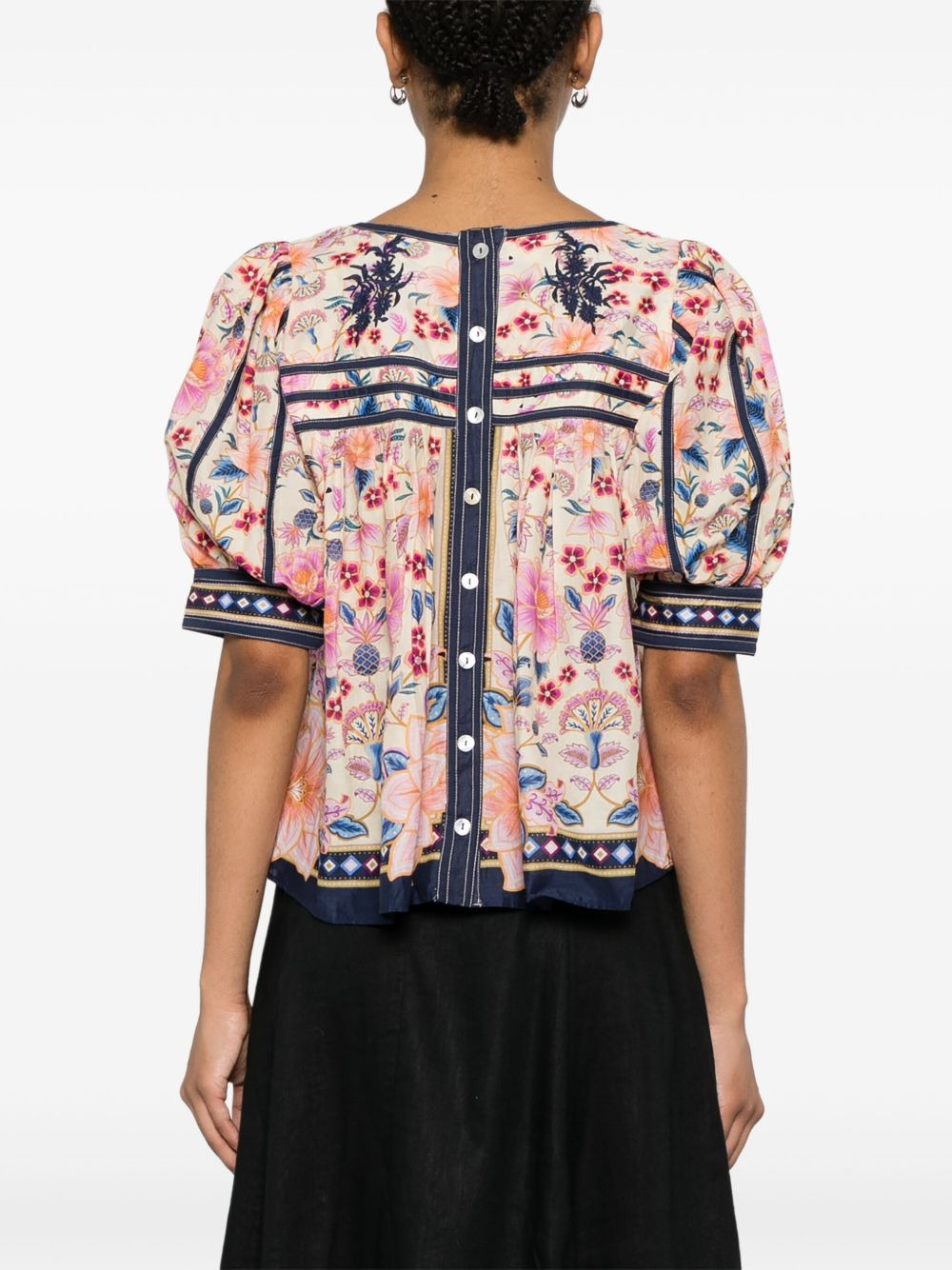 Superbloom Tapestry blouse - 4