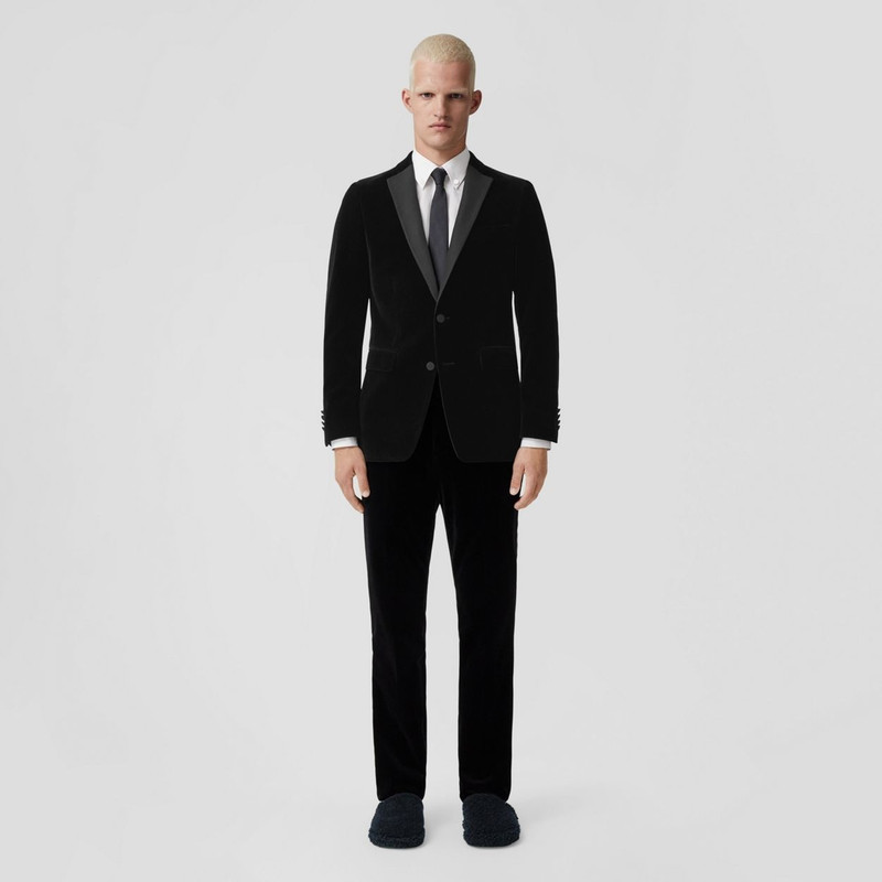 English Fit Cotton Velvet Tuxedo Jacket – Exclusive Capsule Collection 4