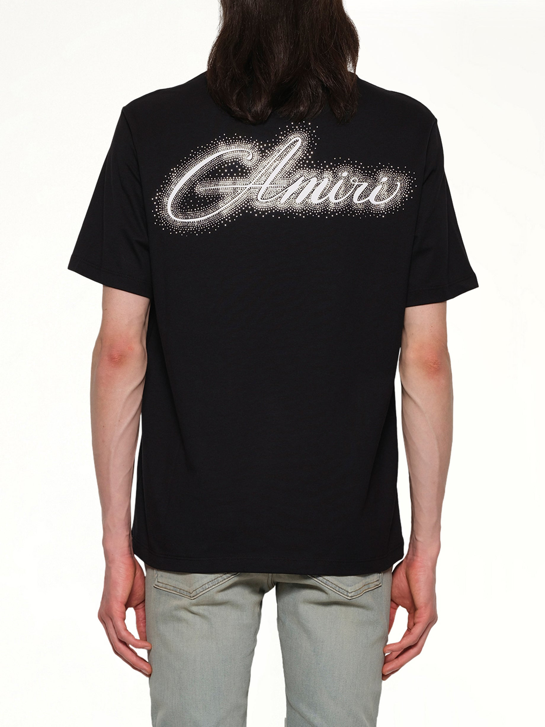 Amiri Script Tee in Black - 5