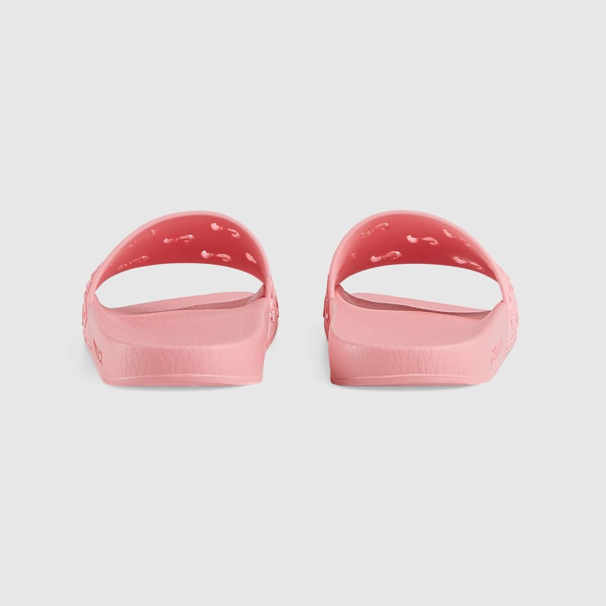 Women's rubber GG slide sandal - 5