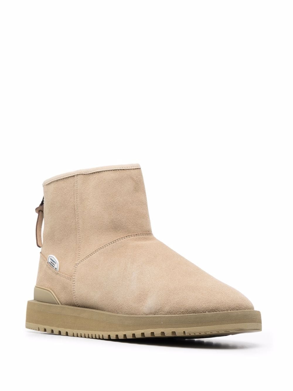 zip-fastening shearling-lined ankle boots - 2