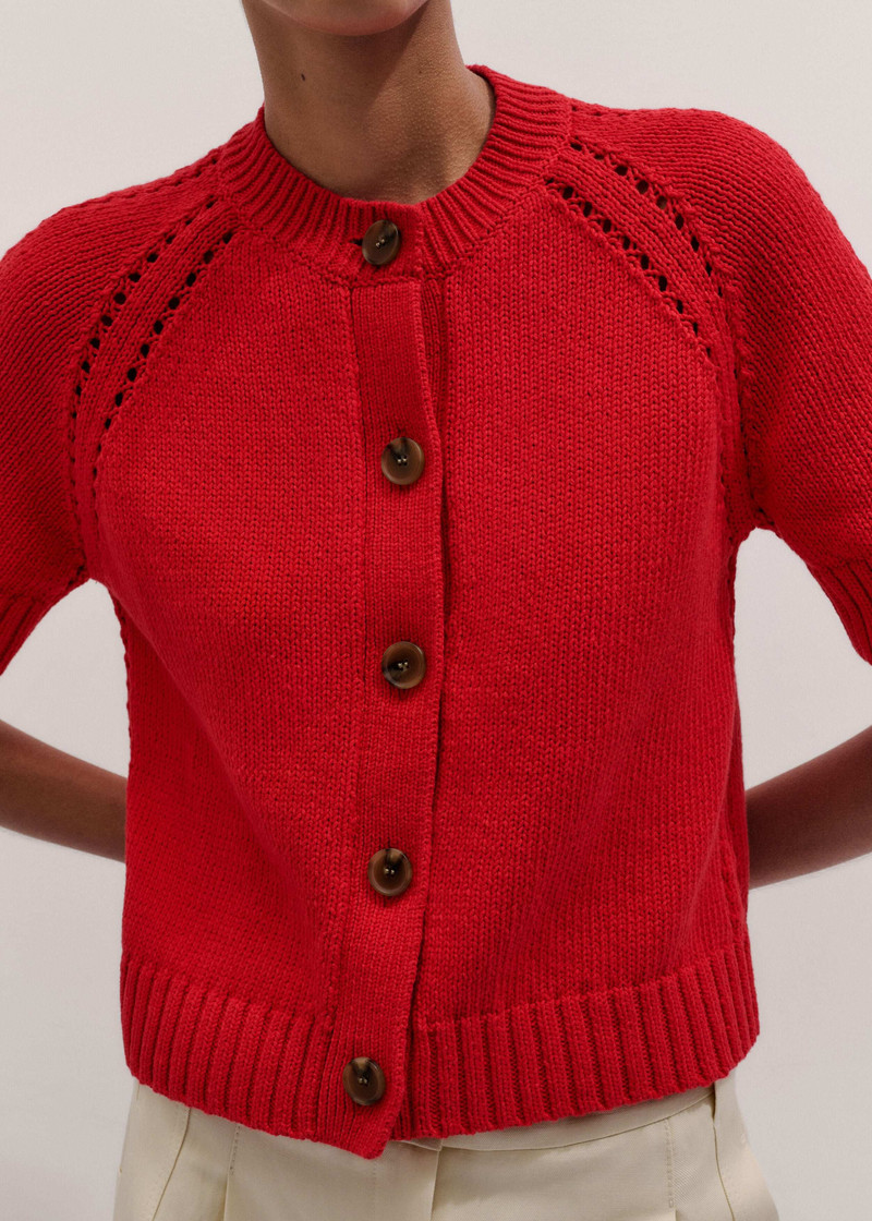 ME+EM Short Sleeve Cardigan outlook