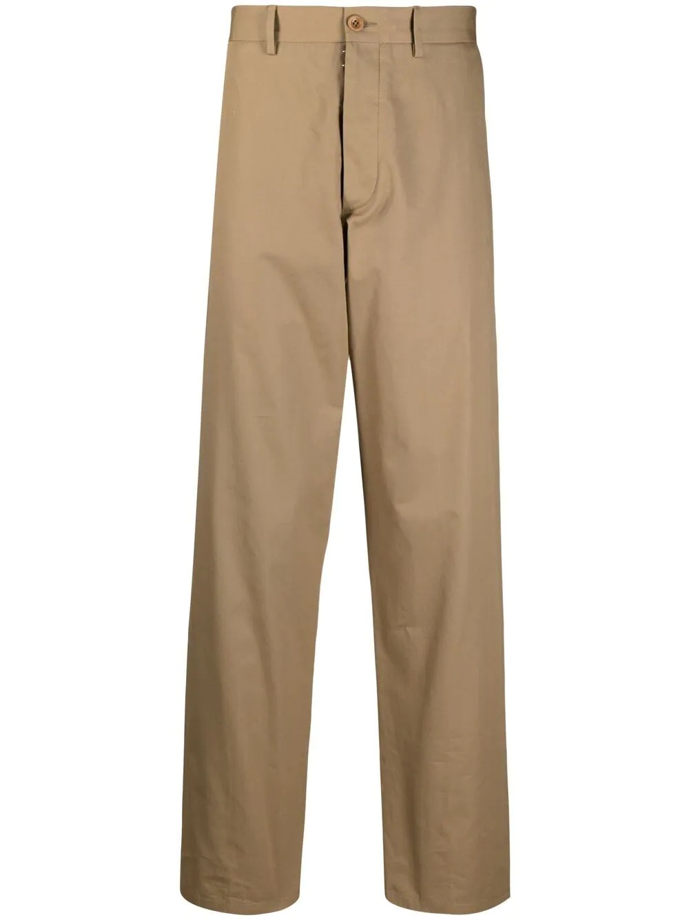 straight-leg cotton chinos - 1