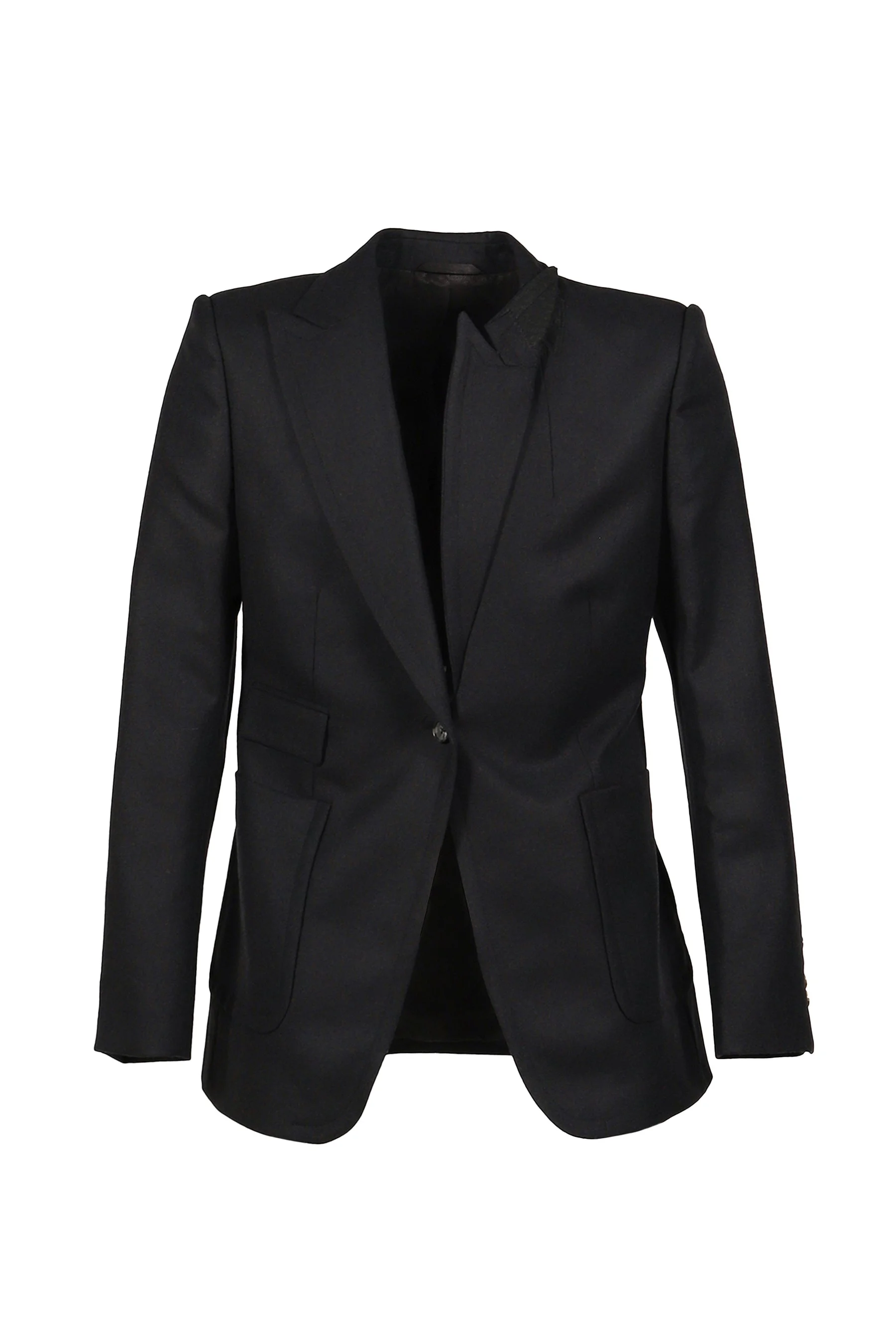 HIGH SHOULDER JACKET / BLK - 1