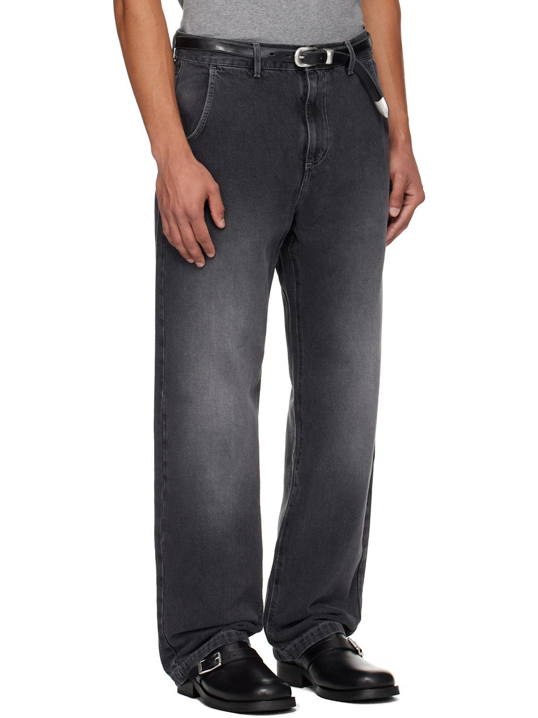Gray Regular Jeans - 2