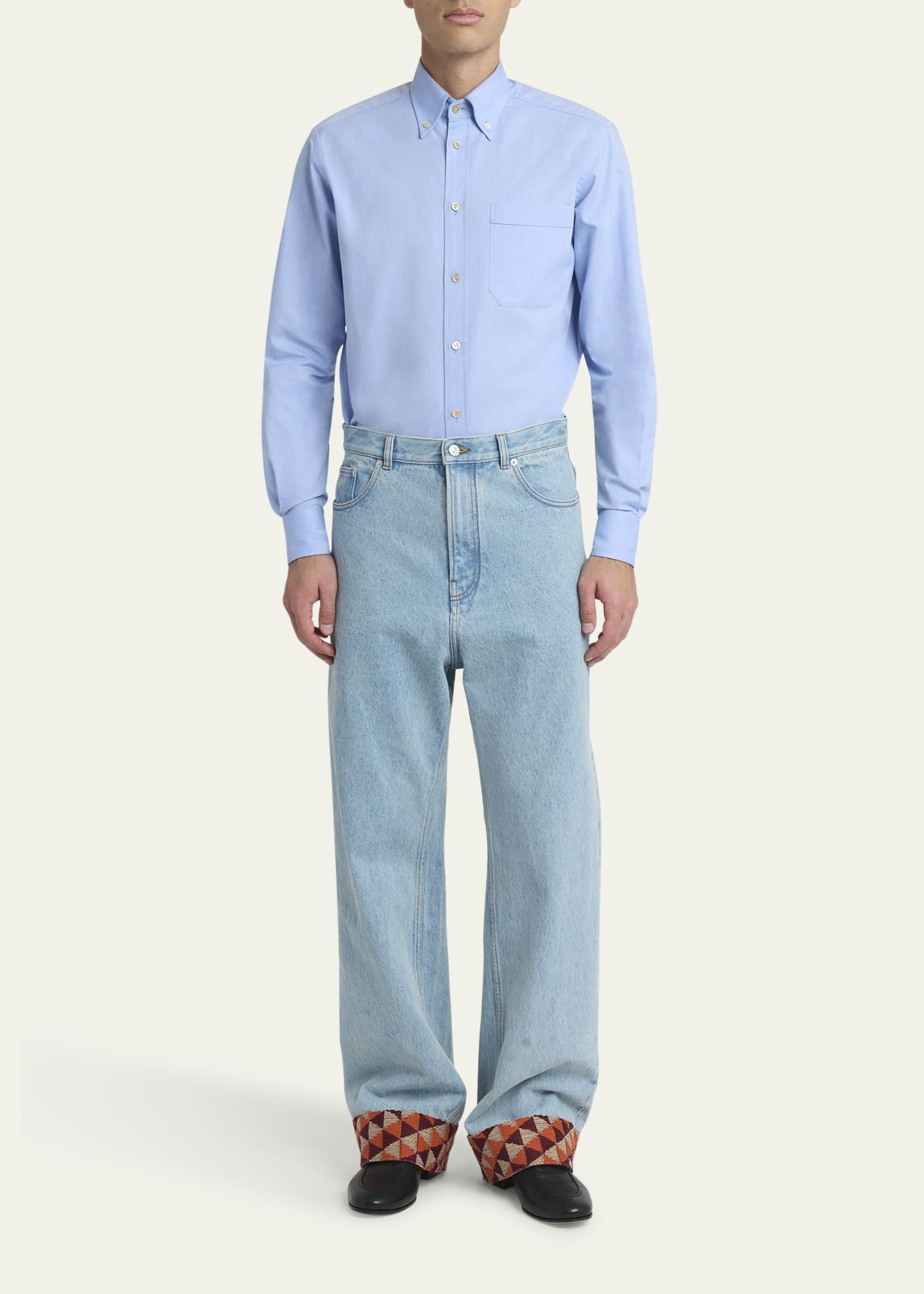 Men's Oxford Button-Collar Dress Shirt - 2