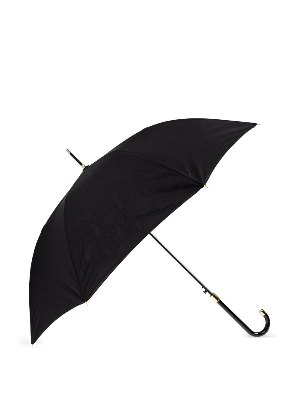 logo curved-handle umbrella - 4